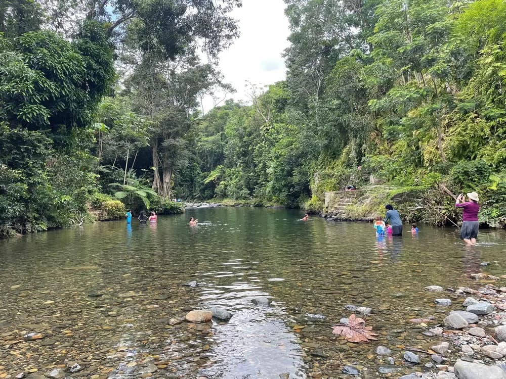 River swimming stop shown in the provider's Best of Puerto Rico tour gallery