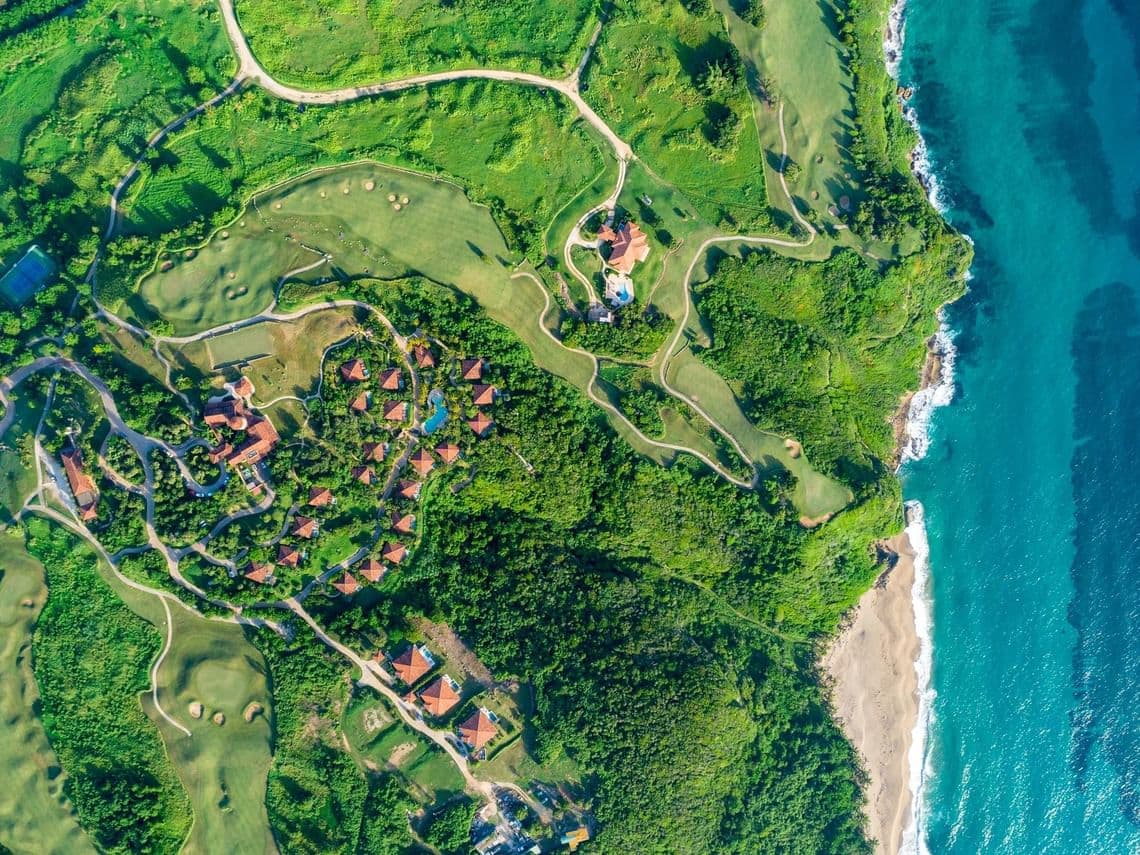 Aerial view of the Royal Isabela property